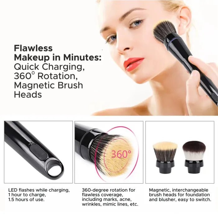 Flaminglo™ Rotating Makeup Brush Head Extension Packs - Flaminglo